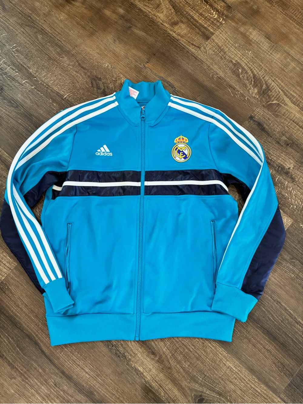 Adidas Real Madrid Blue Track Jacket